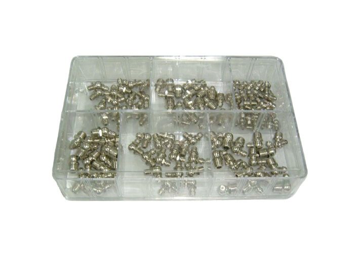 CAJA ENGRASADORES (PULGADAS ) - 110 PIEZAS