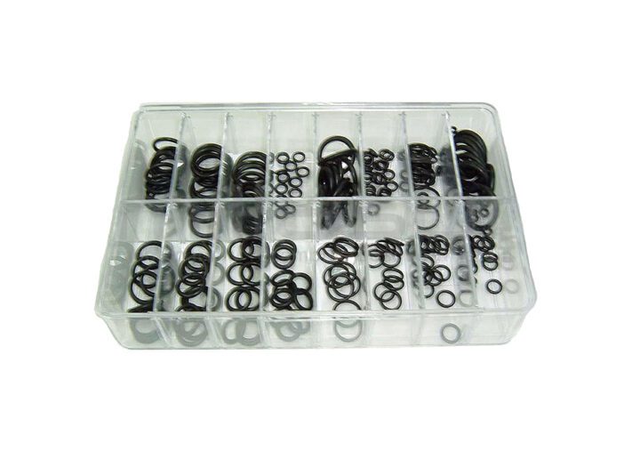 CAJA JUNTAS TORICAS GOMA - 225 PIEZAS