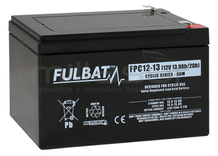BATERIA CICLICA AGM FPC12-13 12V 13,9 Ah.( 151 x 98 x 101 )