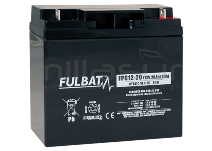 BATERIA CICLICA AGM FPC12-20 12V 20 Ah.( 181,5 x 76,5 x 167,5 )