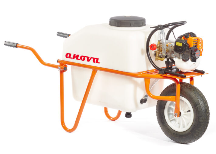 CARRETILLA PULVERIZADOR 100L BOMBA ANOVA 2T 26cc