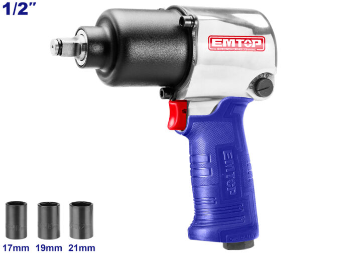 PISTOLA DE IMPACTO 1/2" PARA COMPRESOR EMTOP